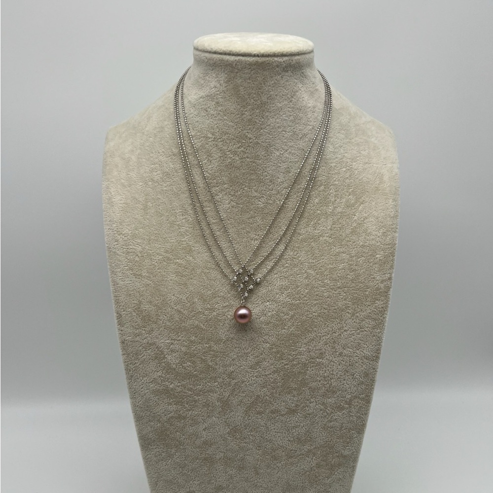 Elegant Sterling Silver Edison Pearl Pendant Necklace - Picture 7 of 7